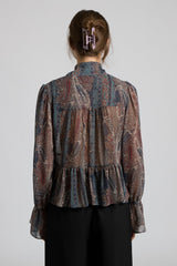 Harlen blouse in navy