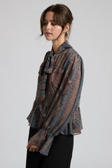 Harlen blouse in navy