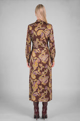Colleen long sleeve midi dress