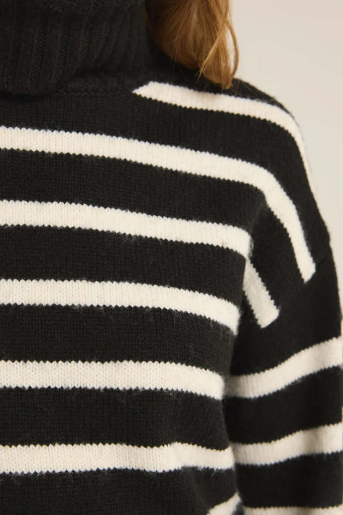 Josephine Stripe Turtleneck Sweater by Z Supply