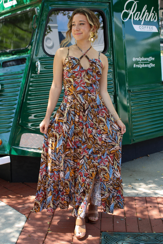 All Too Well Halter Maxi Dress