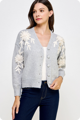 Penelope Floral Embroidered Cardigan