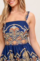 Audrey Scarf Print Maxi Dress