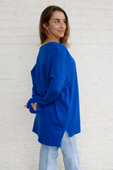 Dreamer Sweater in Cobalt