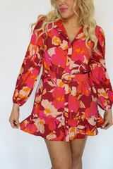 Inner Fire Floral Mini Dress