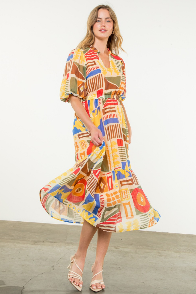 Sunny Days Ahead Midi Dress