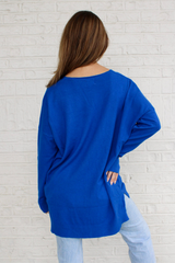 Dreamer Sweater in Cobalt