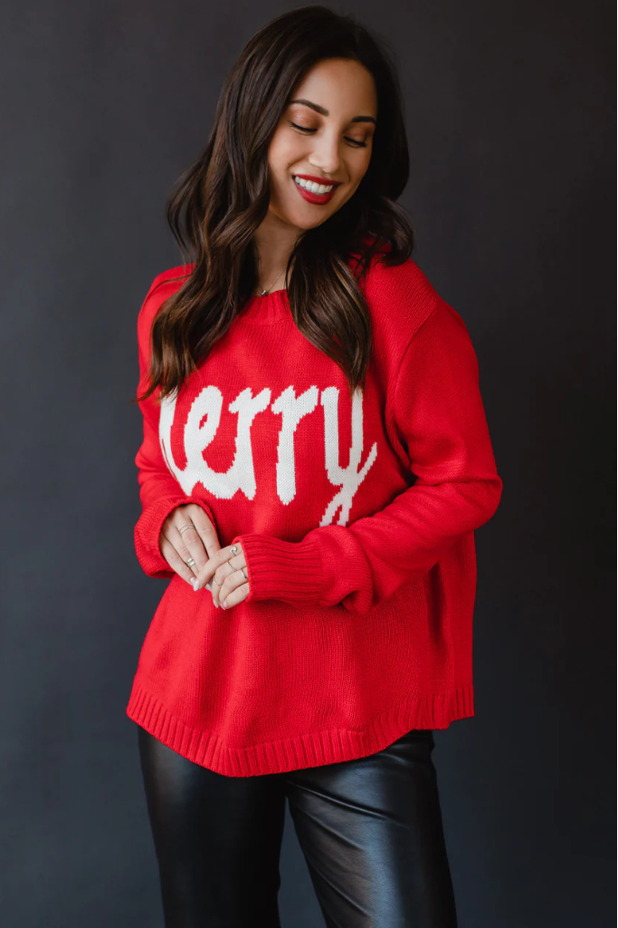 Merry Sweater In Red