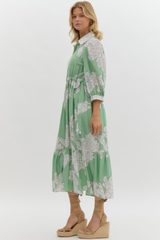 Zoe Floral Midi Dress