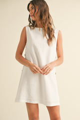 Byrdie Linen Mini Dress