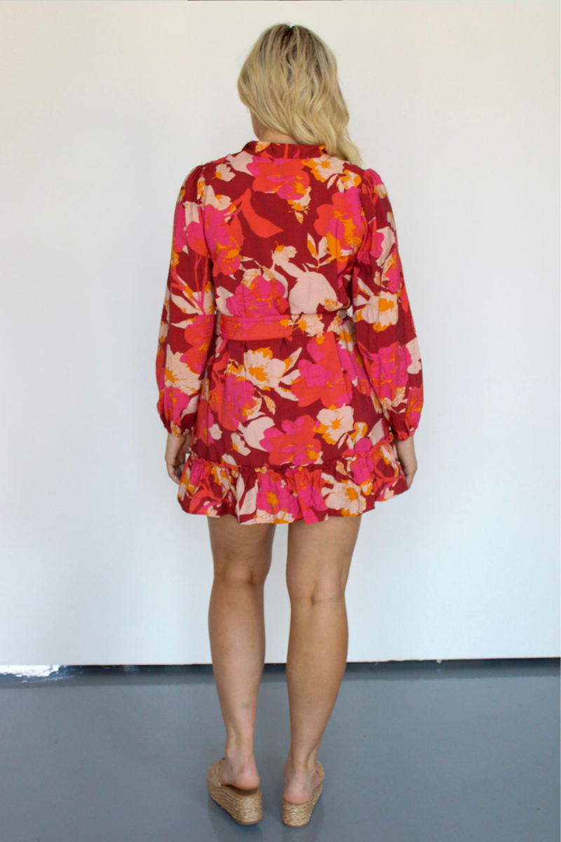 Inner Fire Floral Mini Dress