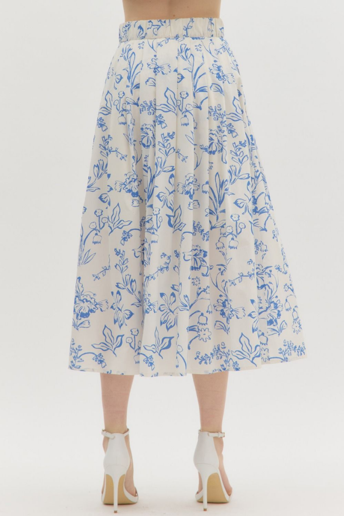 Serafina Floral Midi Skirt