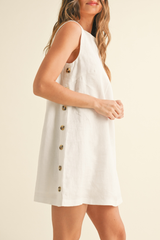 Byrdie Linen Mini Dress