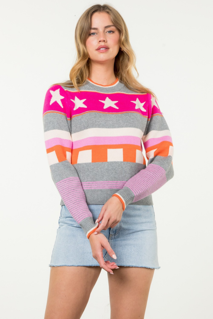 Starry Eyes Crew Neck Sweater