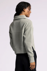 Kristine Quarter Zip Pullover in Vetiver