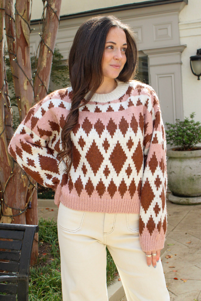 Coffee Date Crew Neck Sweater