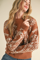 Piper Paisley Sweater