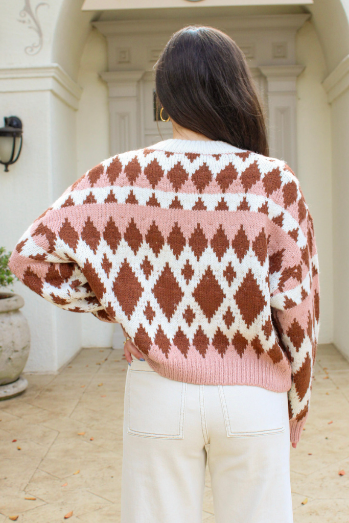 Coffee Date Crew Neck Sweater