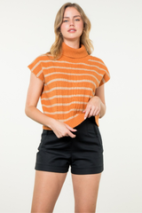 Arizona Striped Turtleneck Sweater