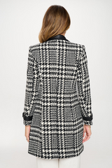 Miranda Houndstooth Coat