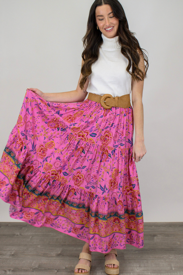 Rosalie Floral Maxi Skirt