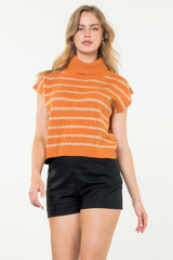 Arizona Striped Turtleneck Sweater