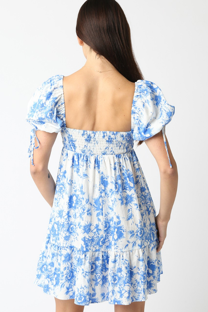 Iris Floral Babydoll Dress