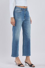 Paola High Rise Wide Leg Ankle Jean