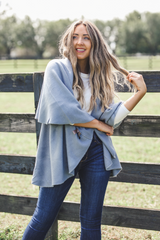 Perfect Shawl Vest in Dusky