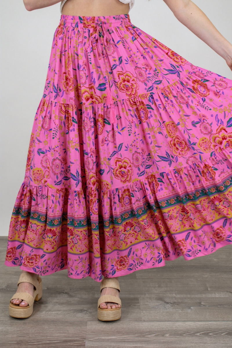 Rosalie Floral Maxi Skirt