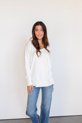 We're Dreaming Sweater in Off White