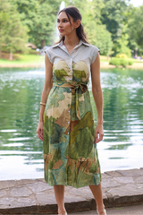 Monet On My Mind Midi Dress