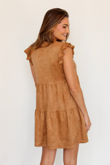 Paige Mini Dress In Camel