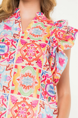 Sophia Printed Blouse