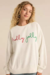 Holly Embroidered Sweatshirt by Z Supply