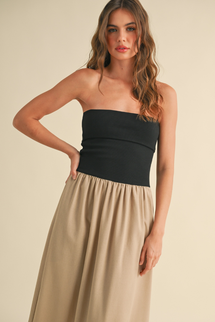 Ginger Linen Maxi Dress