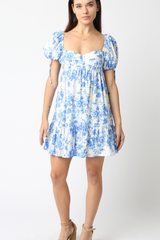 Iris Floral Babydoll Dress