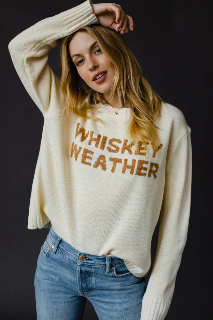 Whisky Weather Sweater in Ivory