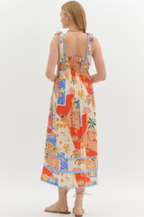 Alice Printed Midi Dress