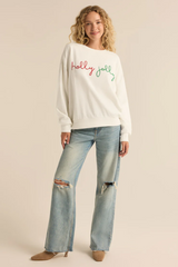 Holly Embroidered Sweatshirt by Z Supply