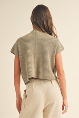 Ellie Sweater Tank in Olive