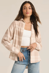 River Plaid Button Up Top by Z Supply