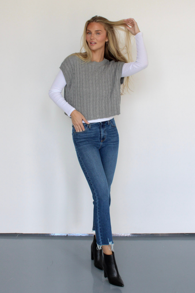 Lock And Key Cable Knit Sweater