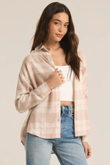 River Plaid Button Up Top by Z Supply