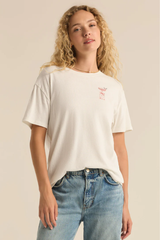 Cocktails Embroidered Tee by Z Supply