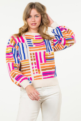 Life In Color Crew Neck Sweater