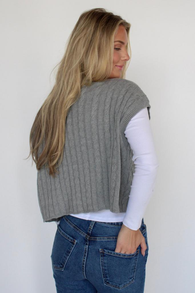 Lock And Key Cable Knit Sweater