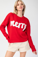 Very Merry Sweater In Red