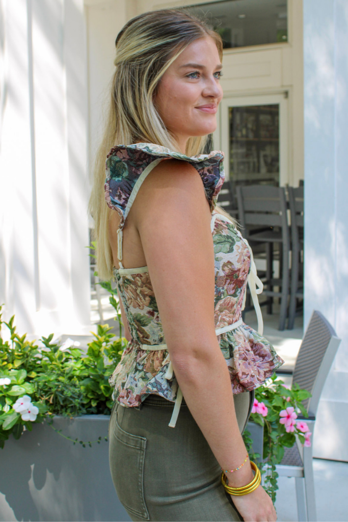 Antoinette Floral Tank Top