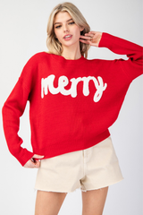 Very Merry Sweater In Red